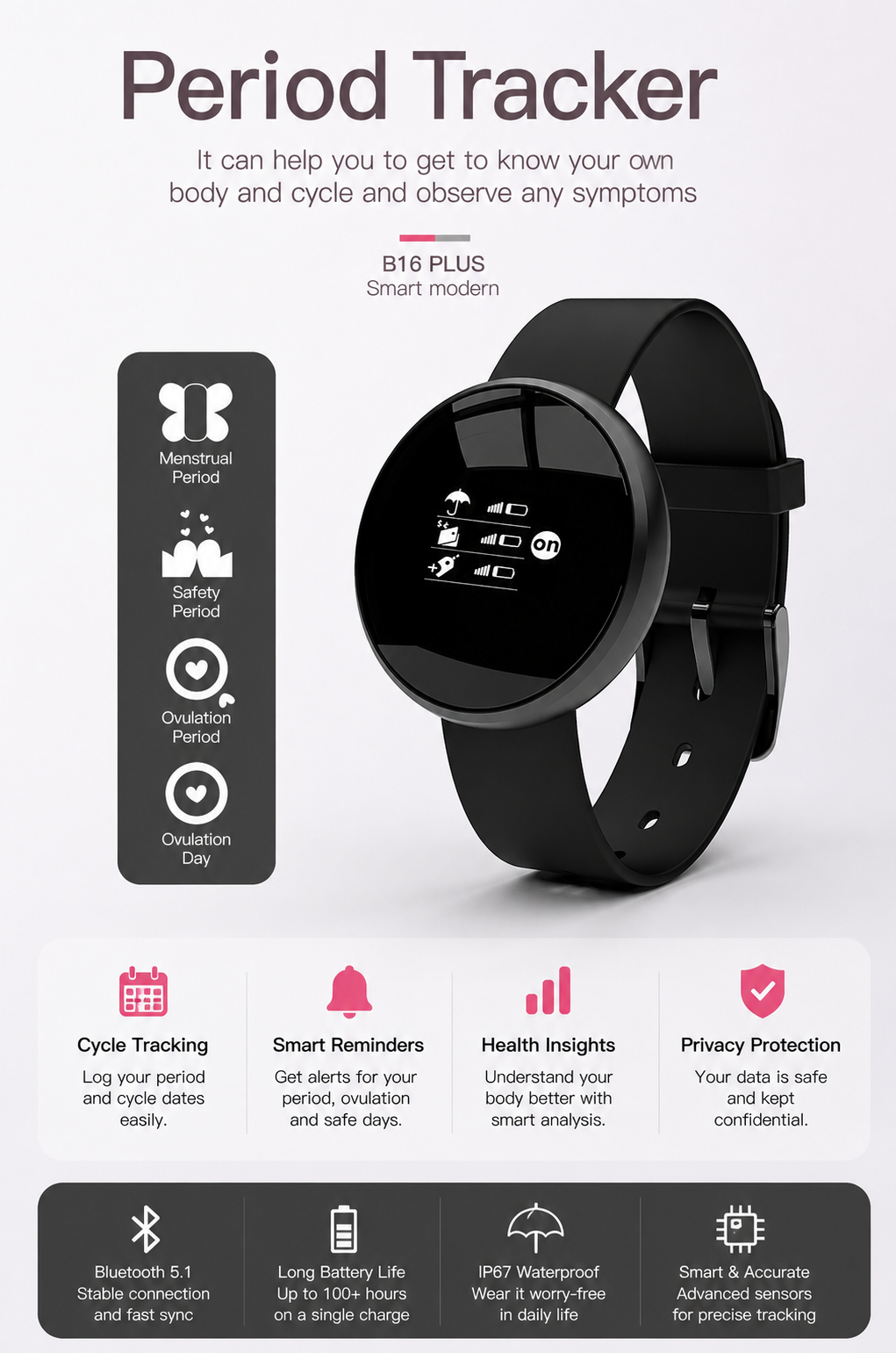ChatGPT Image Sep 1, 2026, 04_25_43 PM Black Technology Smart Bracelet - Image 1