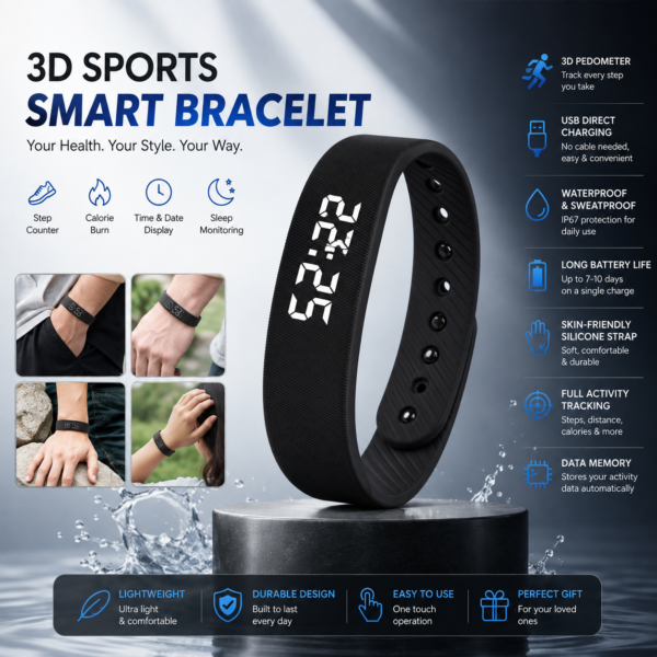 Sport Smart Watch Multifunctional Waterproof