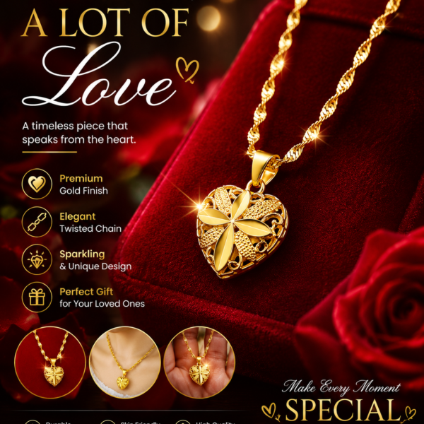 Heart Shaped Memorial Necklace