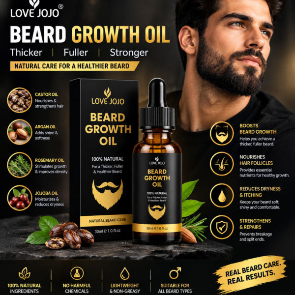 Love Jojo Beard Growth Oil