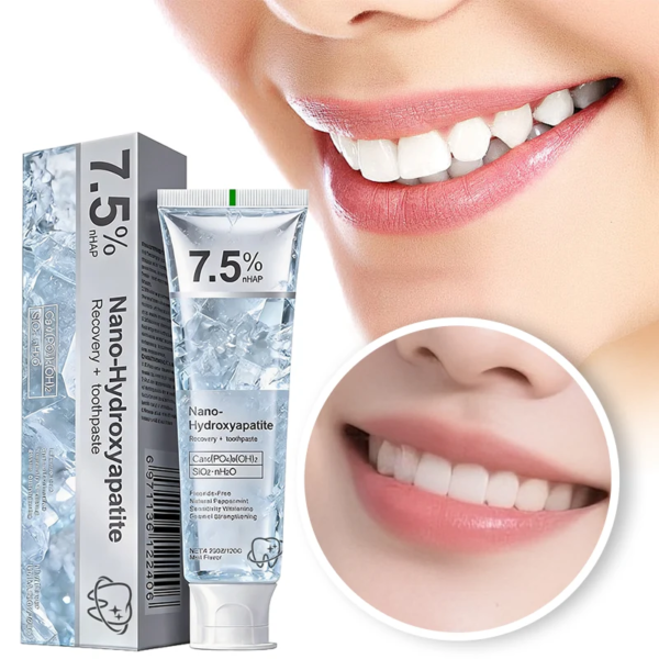 Nano-Hydroxyapatite Recovery Toothpaste 7.5% nHAP – Fluoride-Free Enamel Care